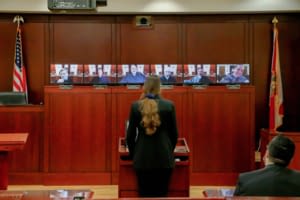 Because of the pandemic, students participated virtually in the 2020 Florida State University College of Law Moot Court Final Four Competition before the justices of the Florida Supreme Court.