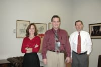 L-R: Court Staff: Tricia Knox, Gary Robinson, Craig Waters.