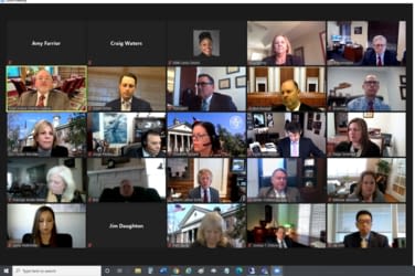 January 29, 2021 Florida Bar Board of Governor's Zoom meeting