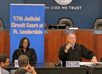 Chief Judge Jack Tuter and Judge Florence Taylor Barner