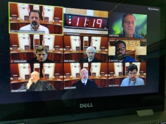 Florida Supreme Court testing teleconferencing for oral arguments