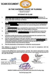 Scam Document