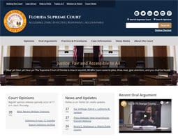 Florida Supreme Court homepage