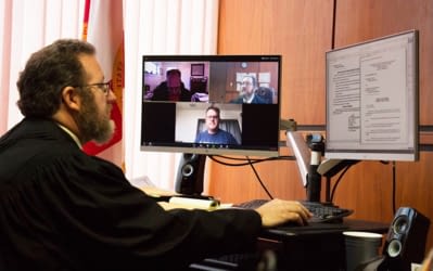 Judge Frederick L. Pollack in the Sixth Judicial Circuit Court of Florida.