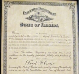 1940 Certificate of Appointment Justice Roy Chapman