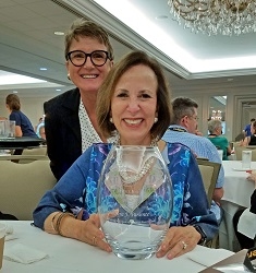 Image of Justice Pariente with Christine Greider