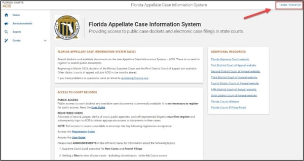 Registration Guide - Florida Courts